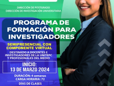 Curso de Formación Para Investigadores